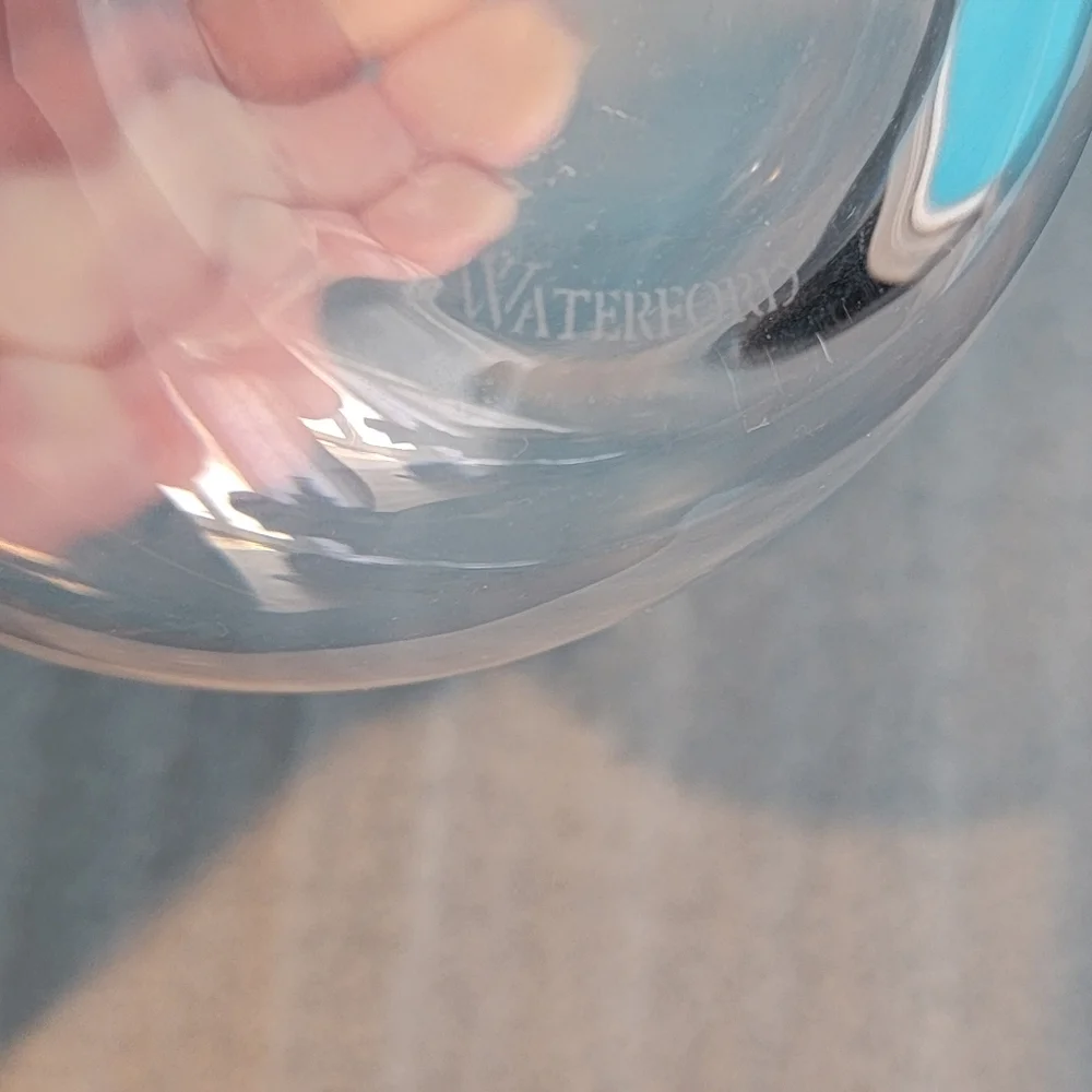 Marquis Waterford Crystal Robert Mondavi CHARDONNAY Carafe Sticker attached